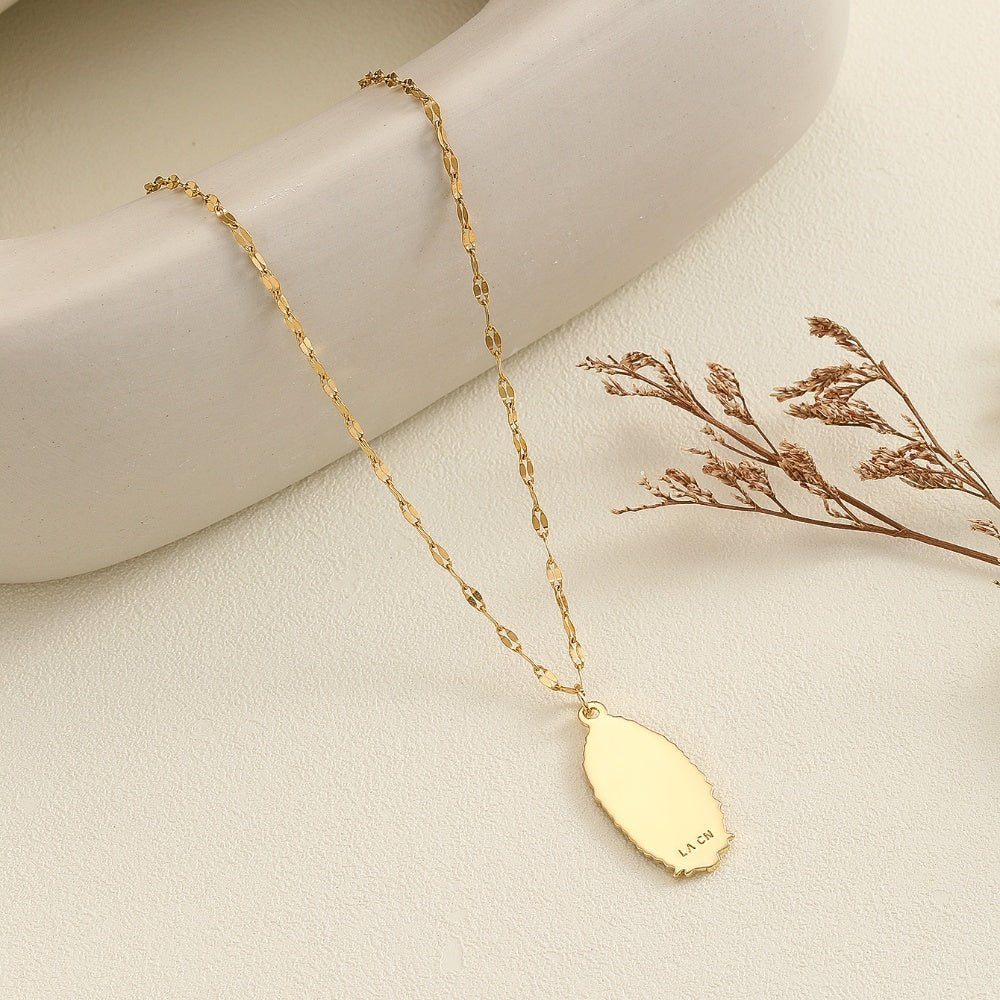 Virgin Mary Symbol Necklace