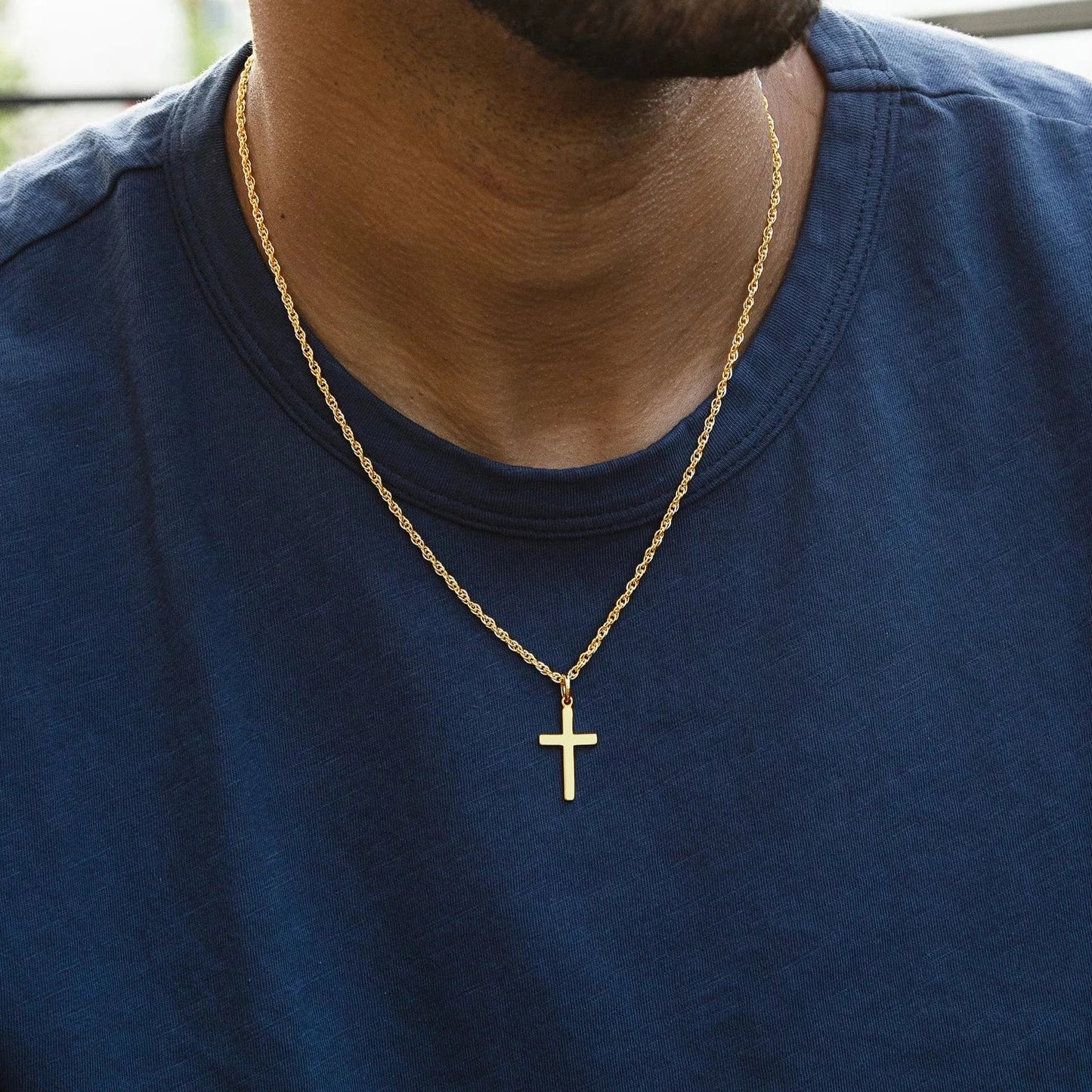 Cross Braid Twist Chain Necklace