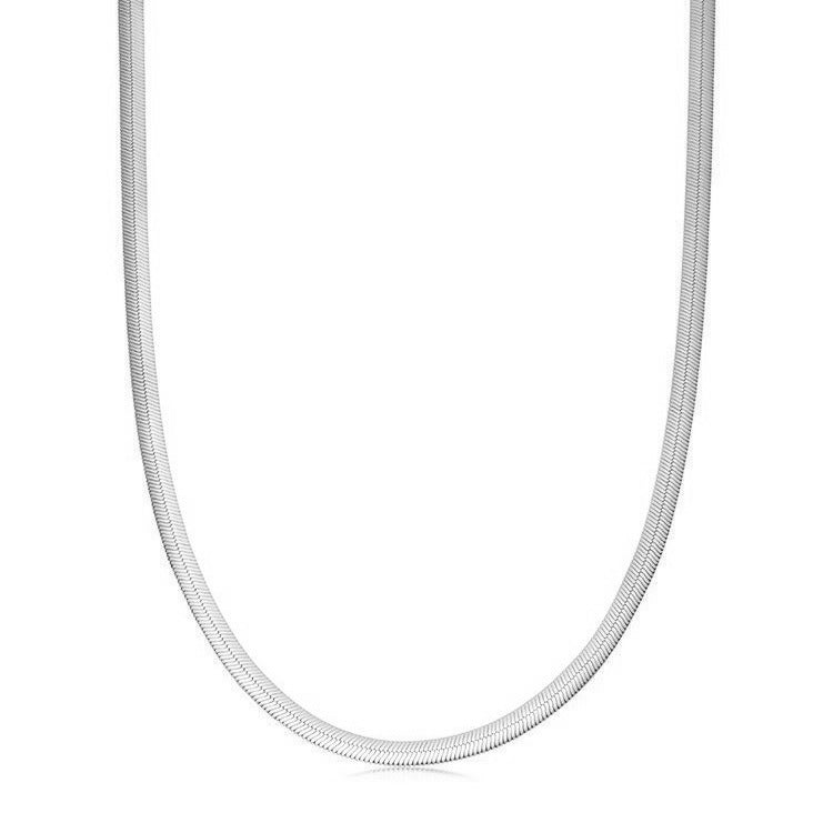 Herringbone Snake Chain Necklace