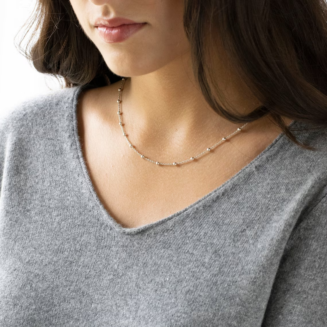Gold Elegant Satellite Choker Necklace