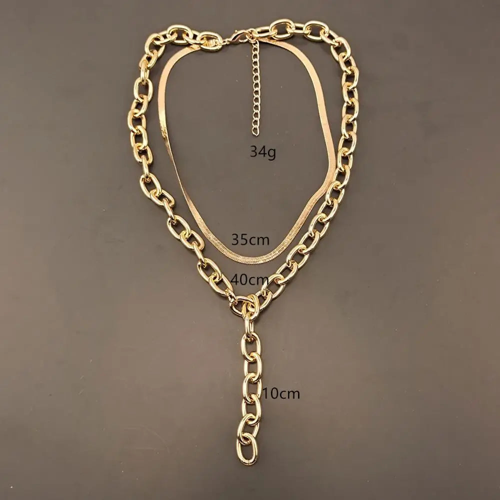 Bold Gothic Chunky Choker Necklace