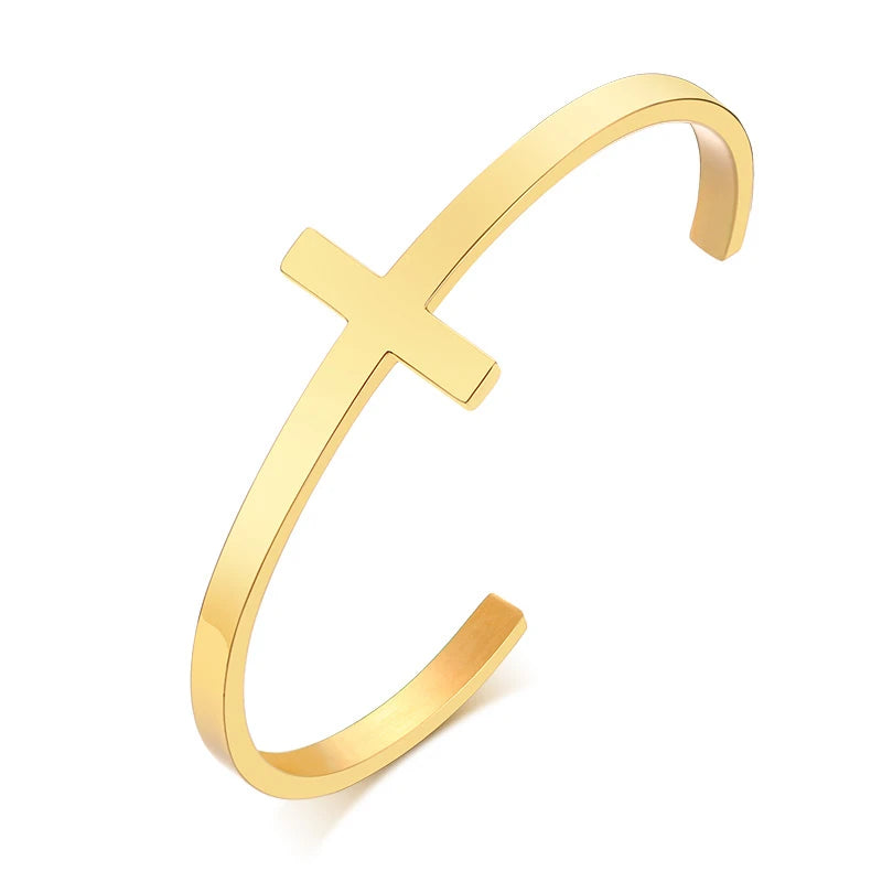 Signature Cross Cuff Bracelet