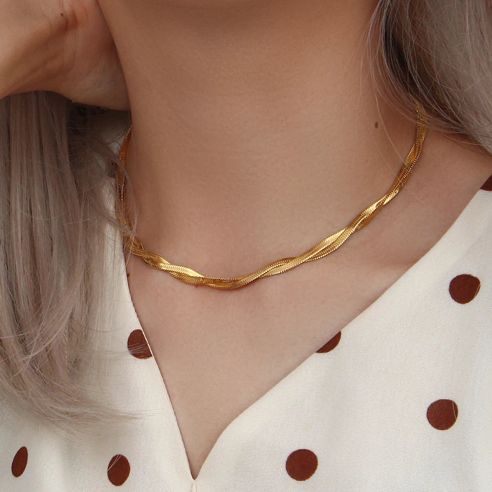 Modern Minimalist Chain Jewelry Set
