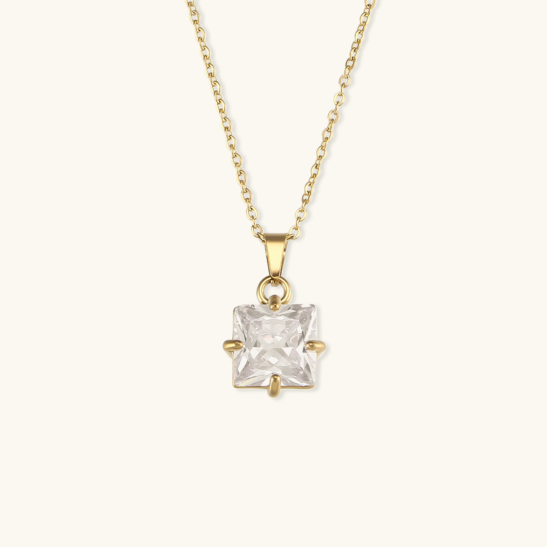Elegant Jade Diamond Necklace