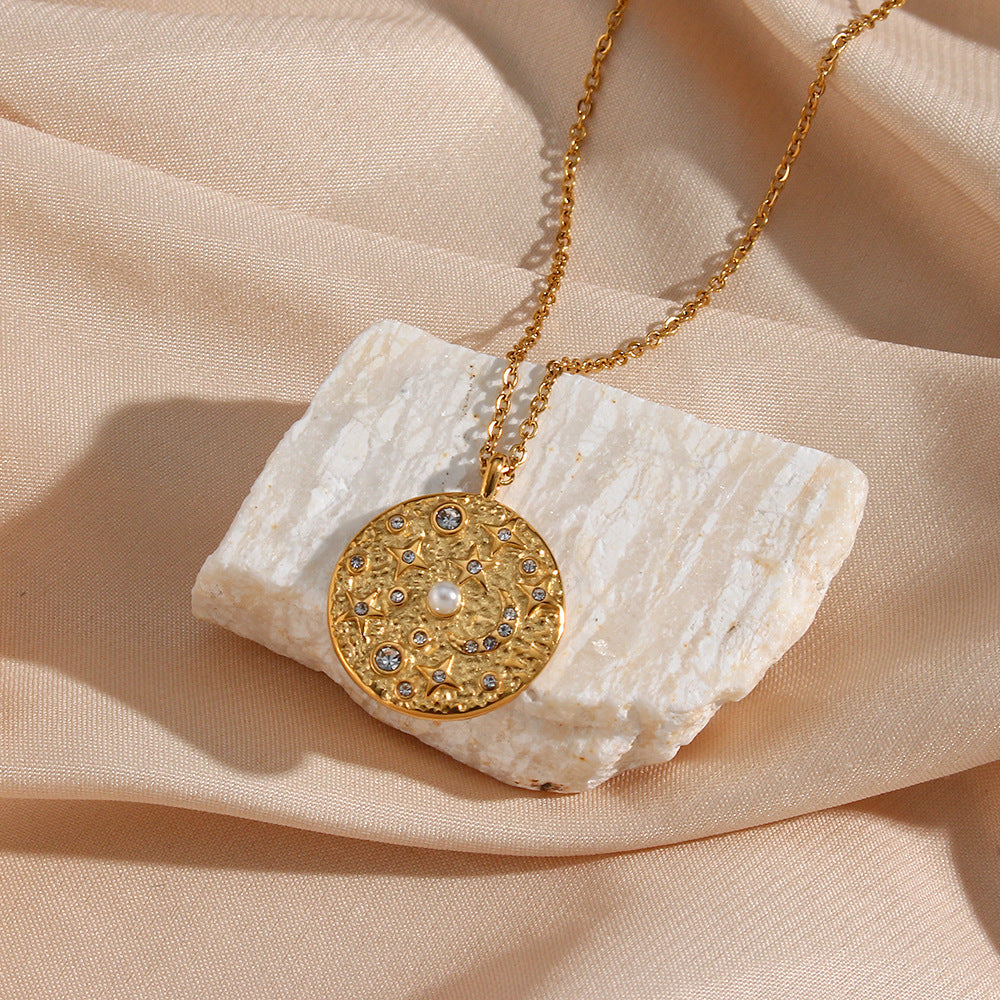 Cosmic Leilani Celestial Statement Necklace