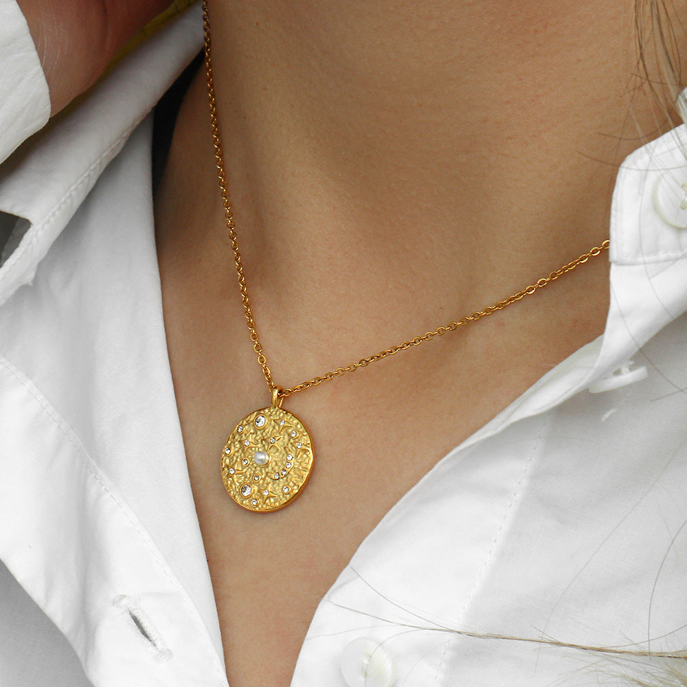 Cosmic Leilani Celestial Statement Necklace