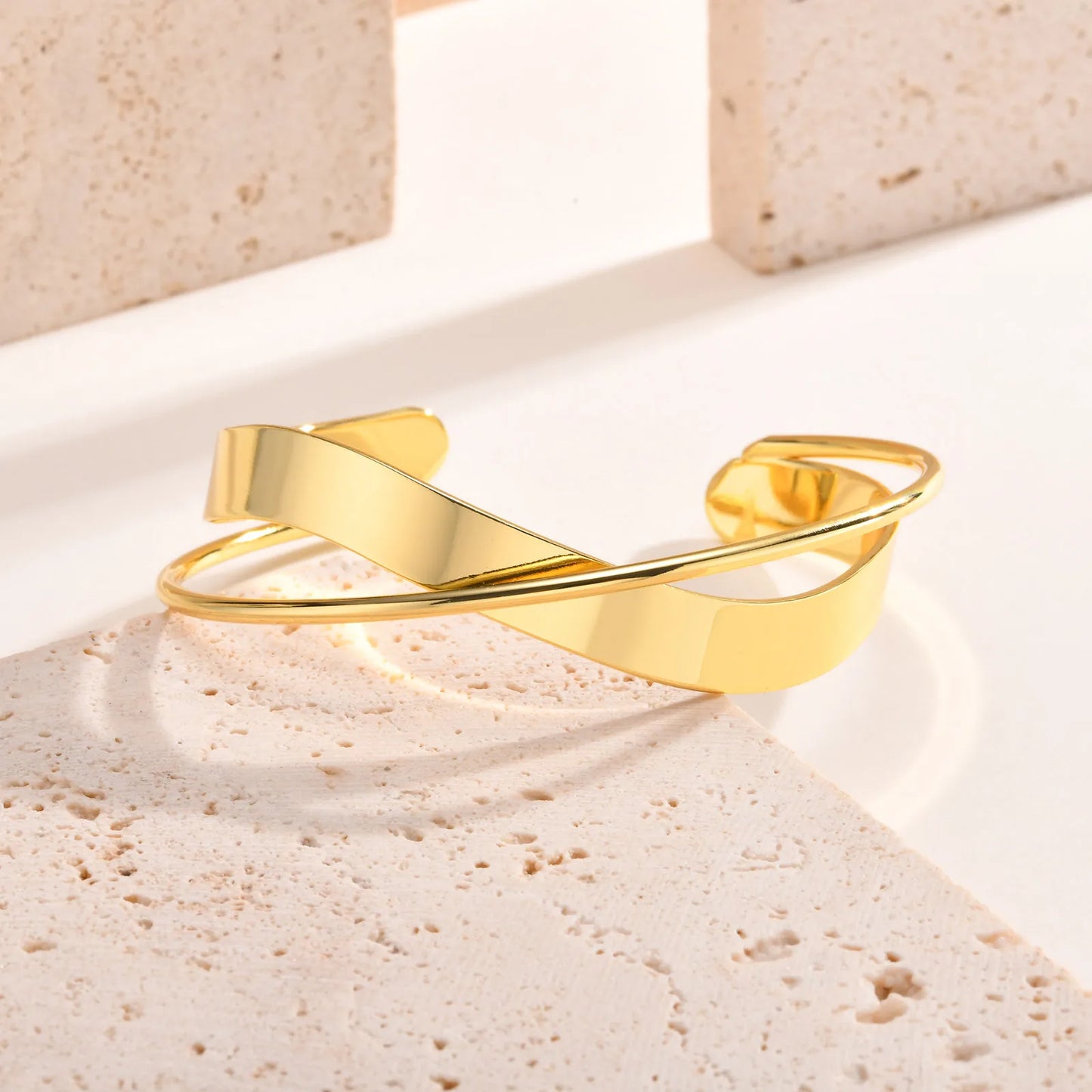 Classic Twisted Cuff Bangle
