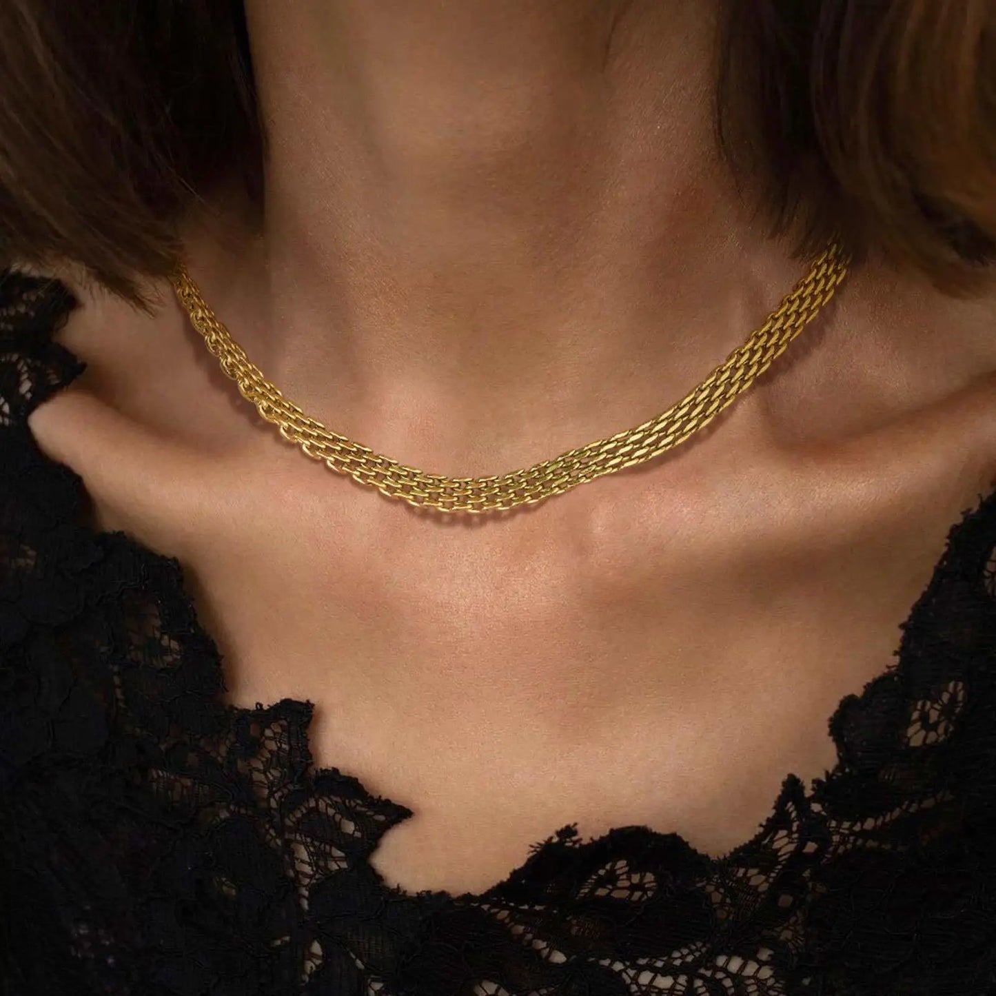 Mesh Choker Necklace