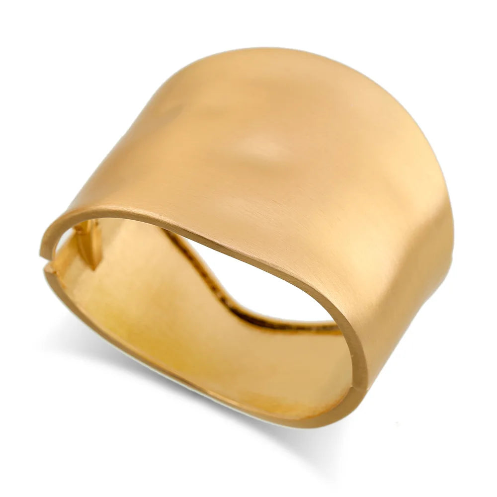 Bold Asymmetric Metal Bangle