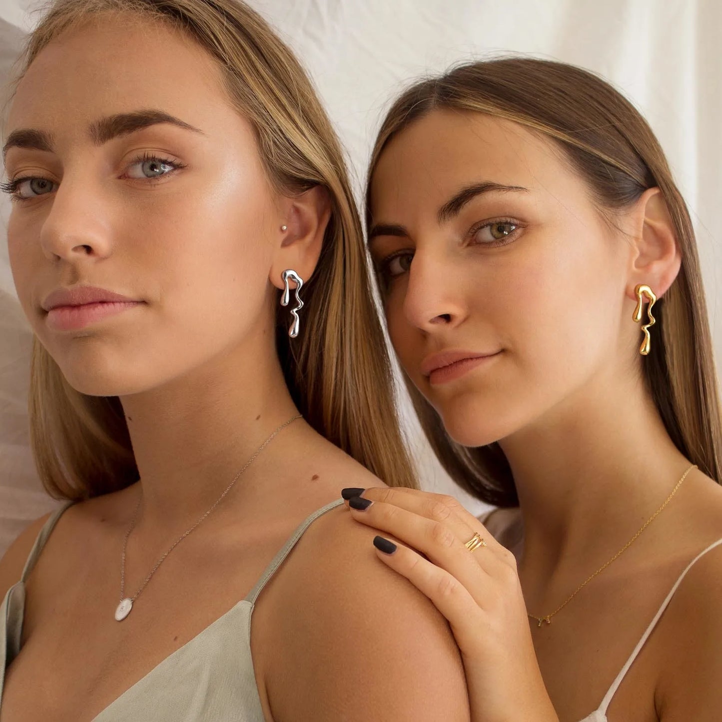 Melting Liquid Statement Earrings