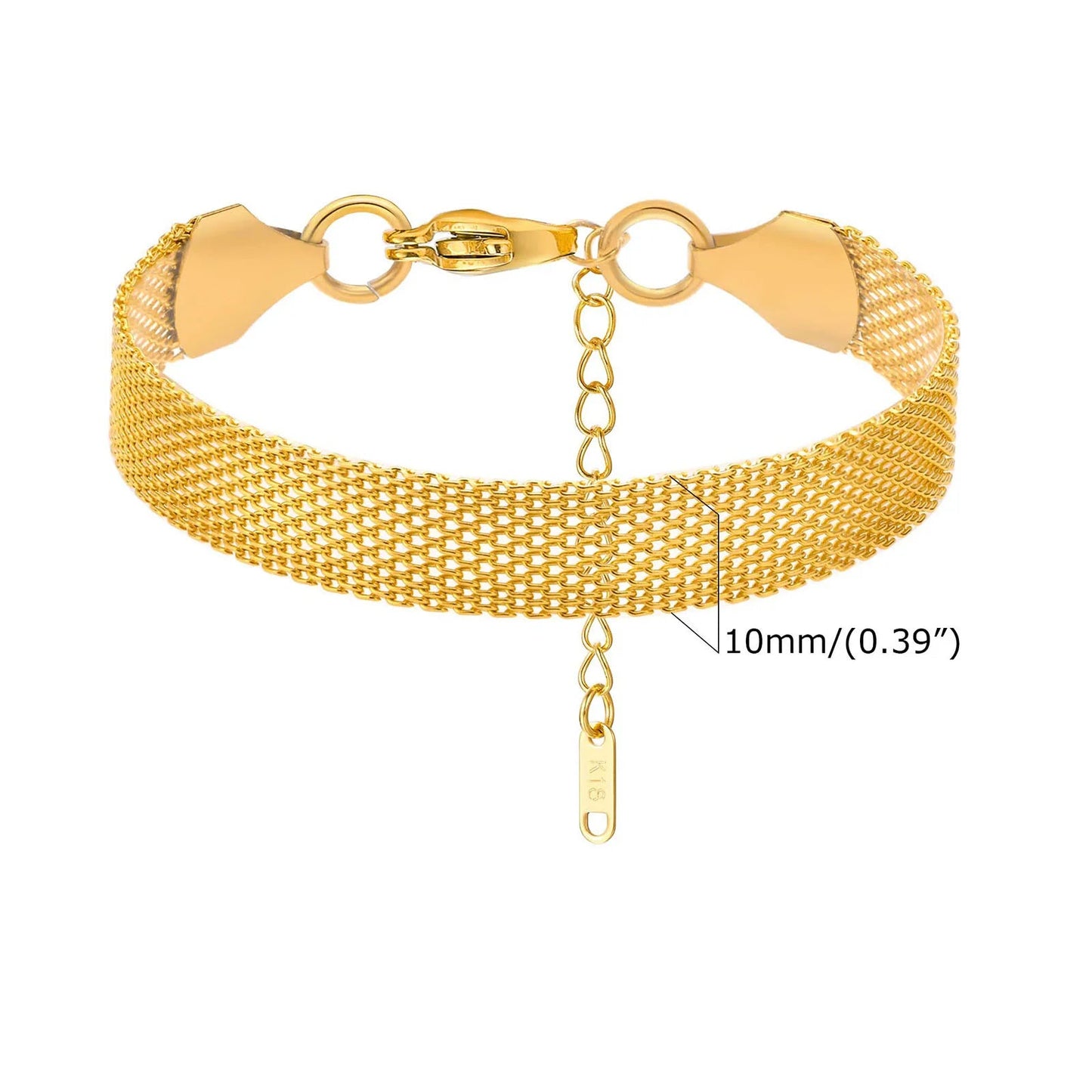 Knitted Mesh Bracelet