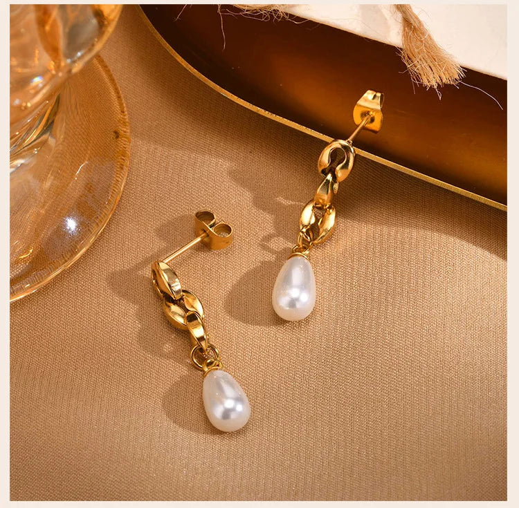 Pearl Drop Earrings