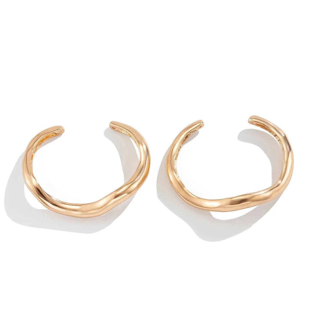 Bold Geometric Cuff Bangle Set