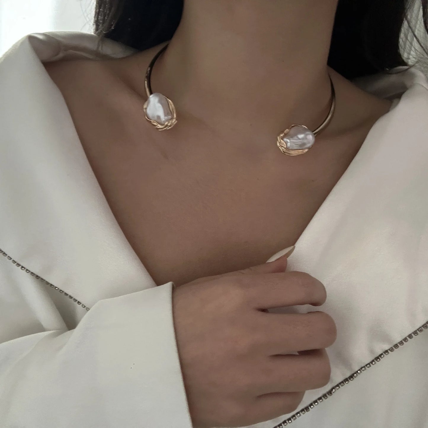 Baroque Pearl Jewelry Set