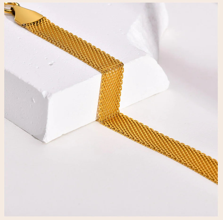 Knitted Mesh Bracelet