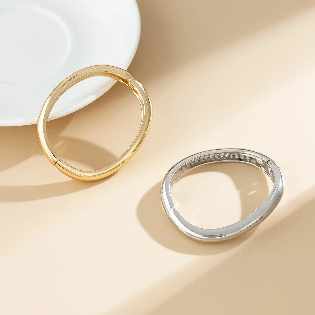 Bold Sculptural Cuff Bangle