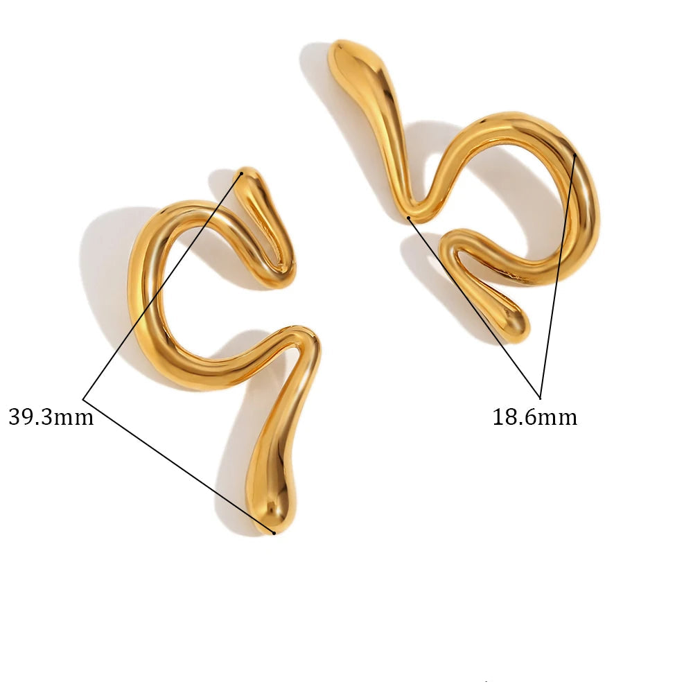 Chic Clip-On Drop Ear Cuffs