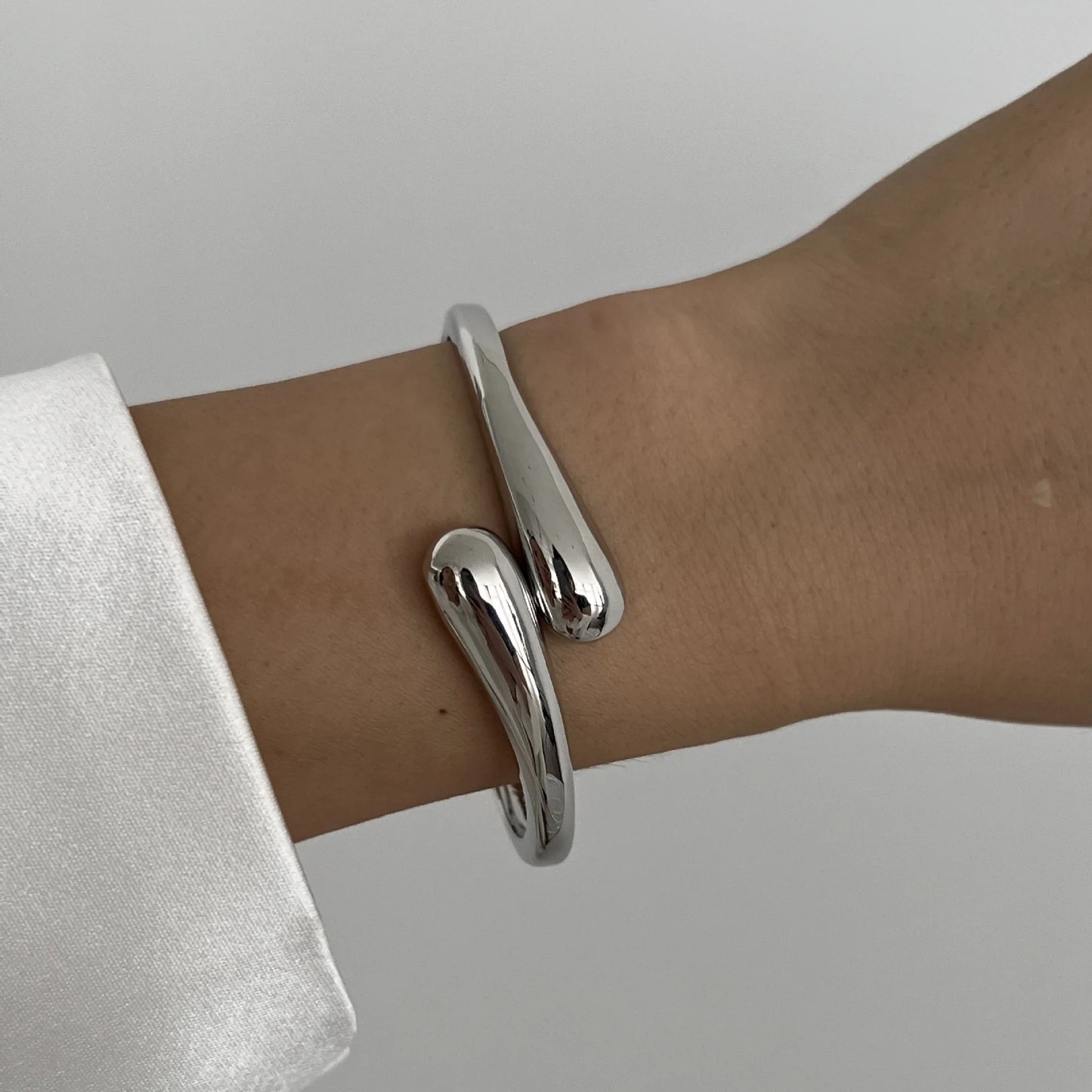 Geometric Cuff Spring Bangle