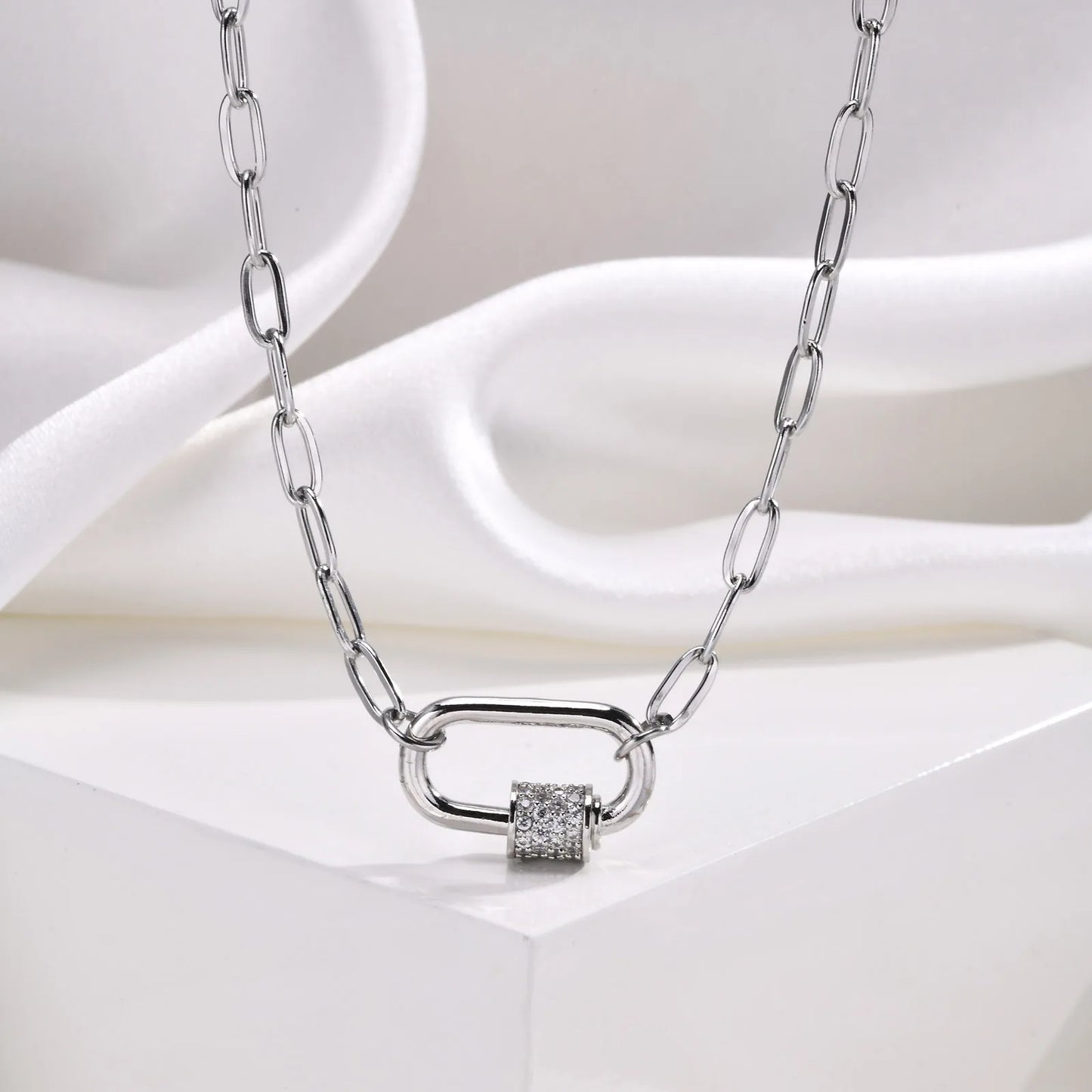Pin Pendant Necklace