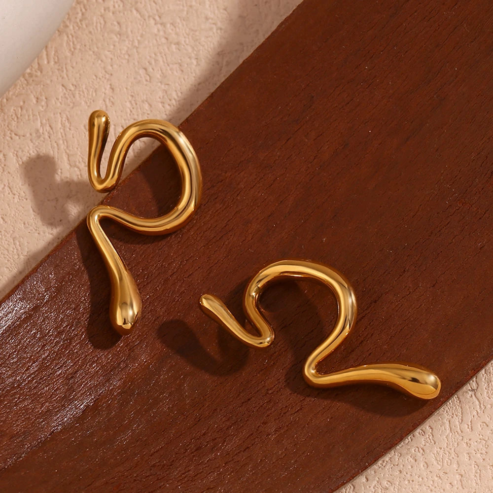 Chic Clip-On Drop Ear Cuffs