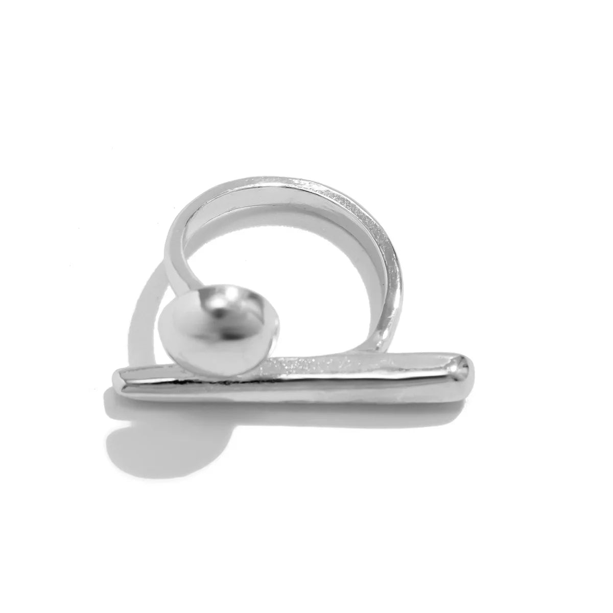 Minimalist Geometric Knuckle Ring