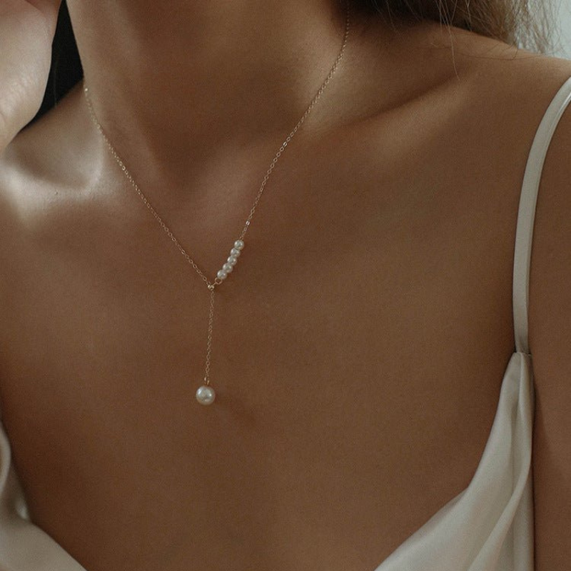 Water Pearl Multi-Layered Necklace