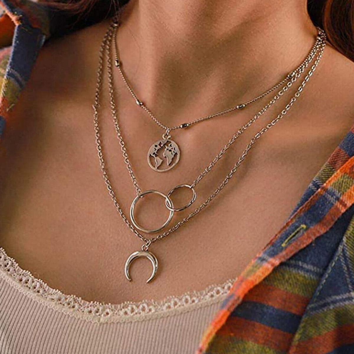Elegant Earth Bohemian Layered Necklace