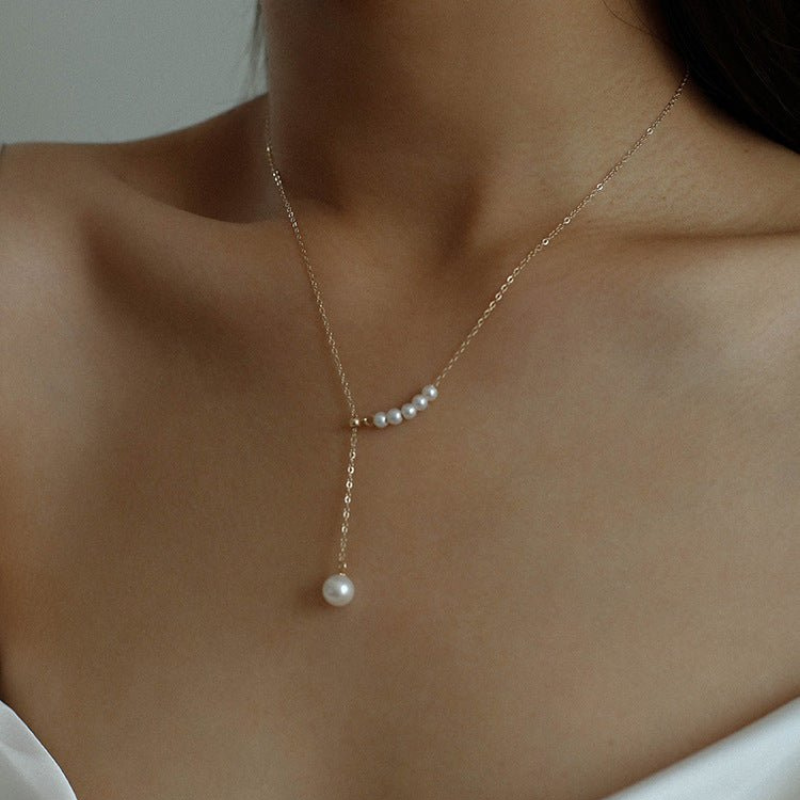 Water Pearl Multi-Layered Necklace