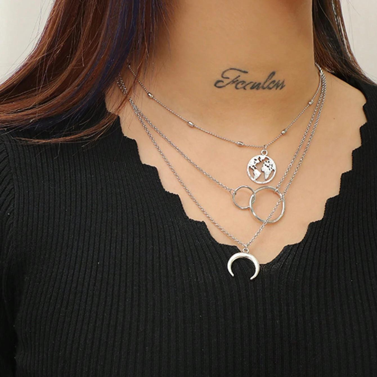 Elegant Earth Bohemian Layered Necklace