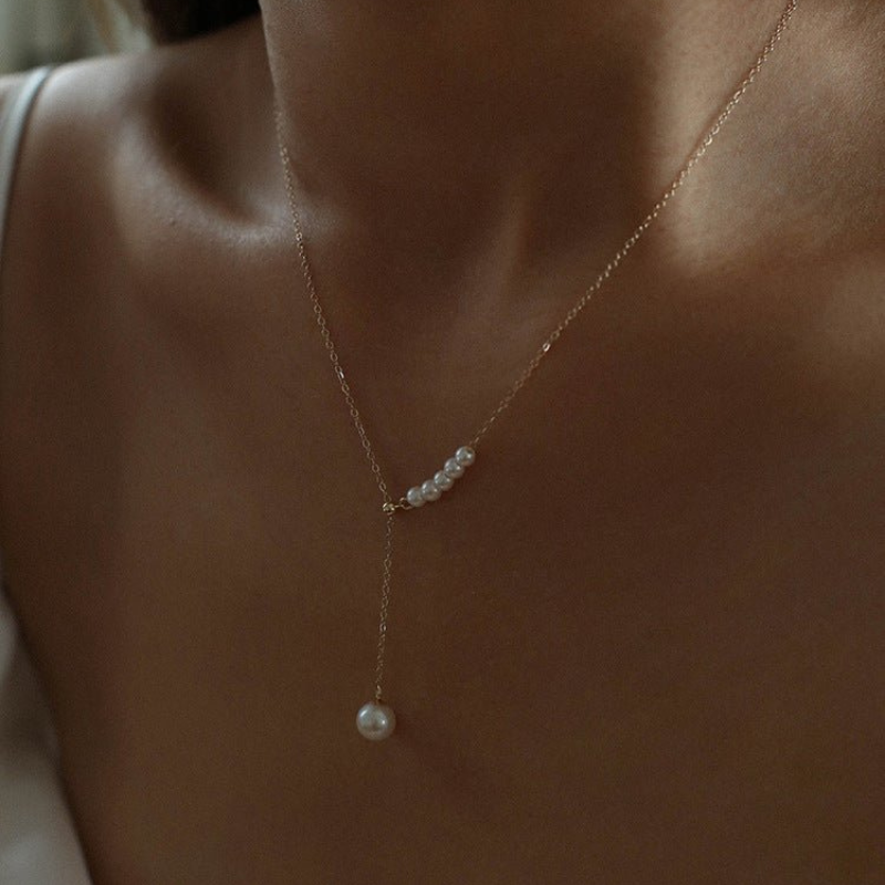 Water Pearl Multi-Layered Necklace