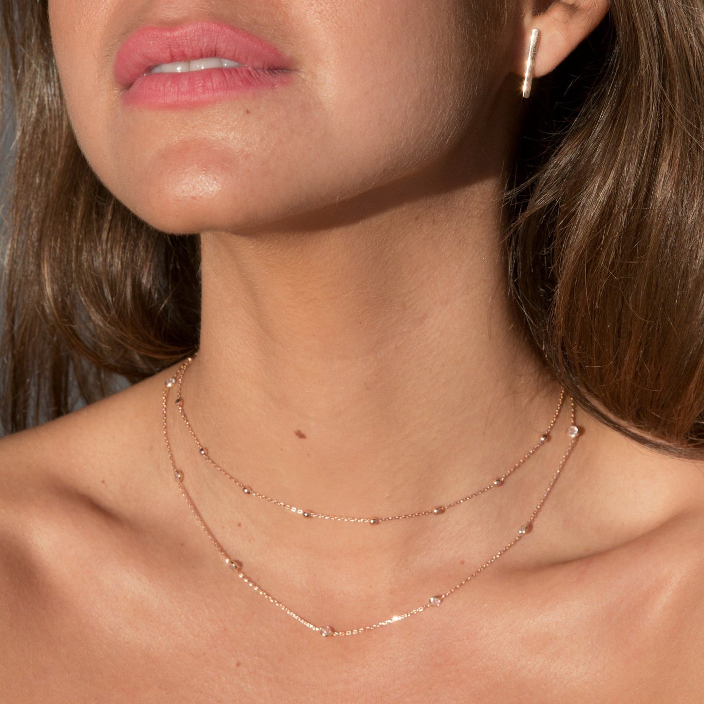 Elegant Sphere Inlays & Pearls Necklace