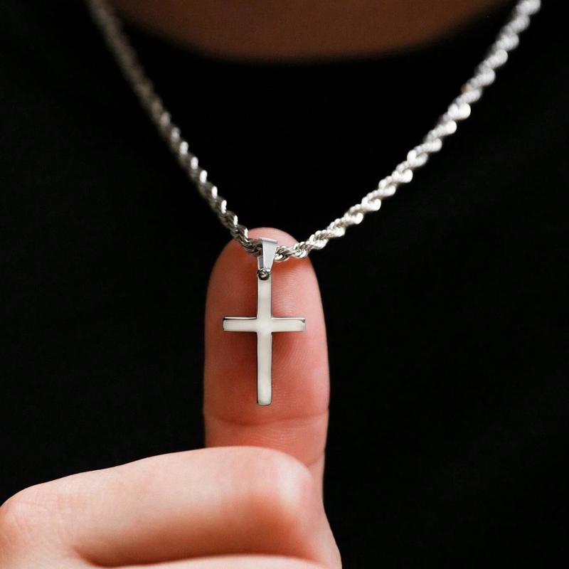 Cross Braid Twist Chain Necklace