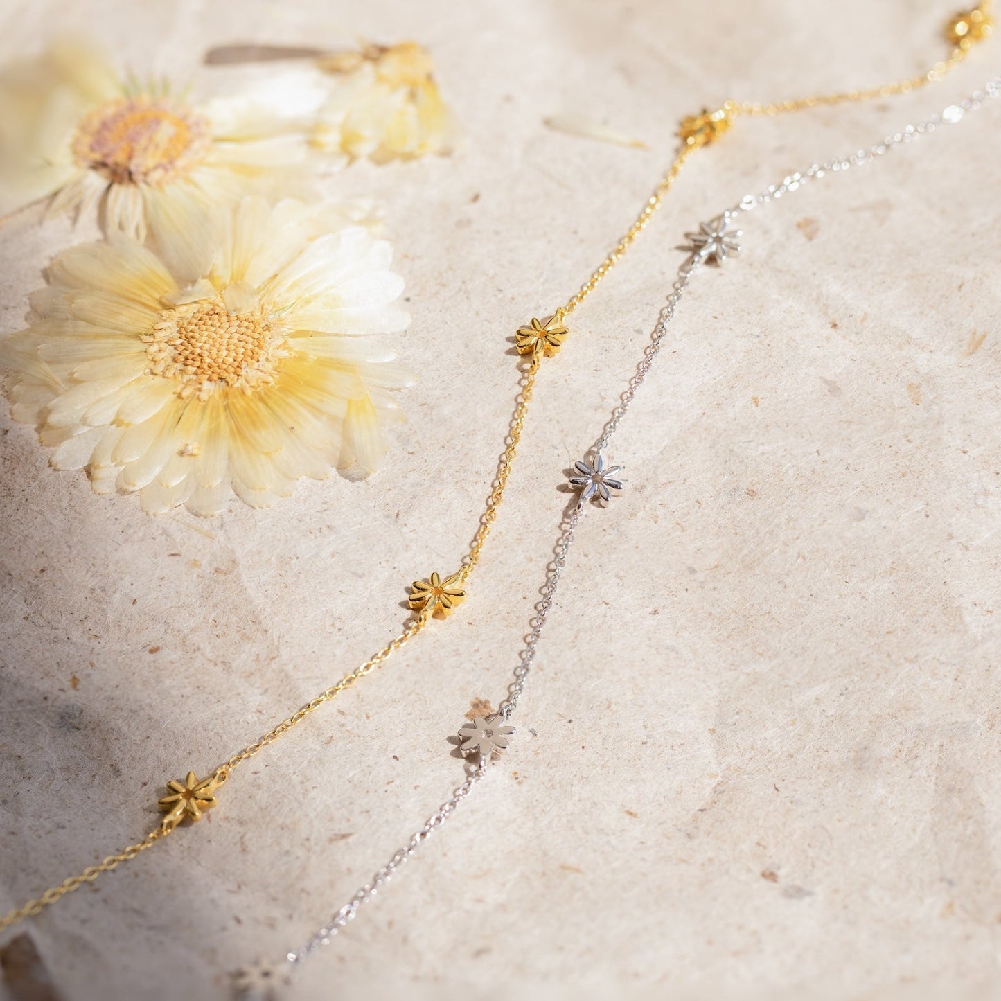 Daisy Pearl Necklace