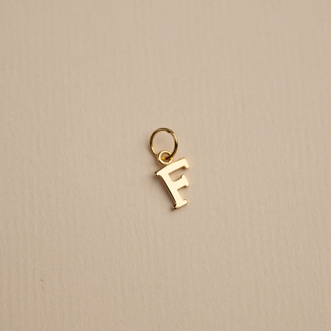 Sabrina Gold Custom Letter Pendant Necklace