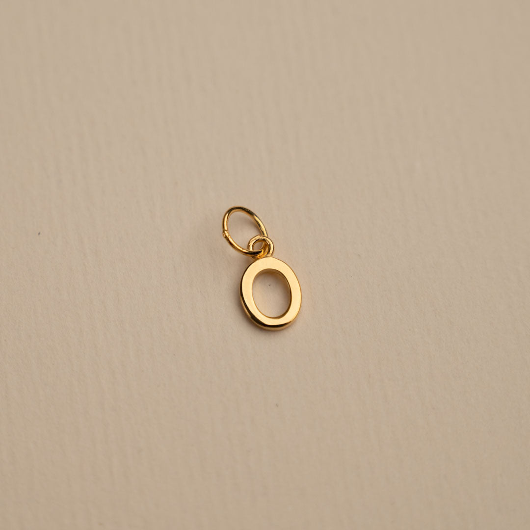 Sabrina Gold Custom Letter Pendant Necklace