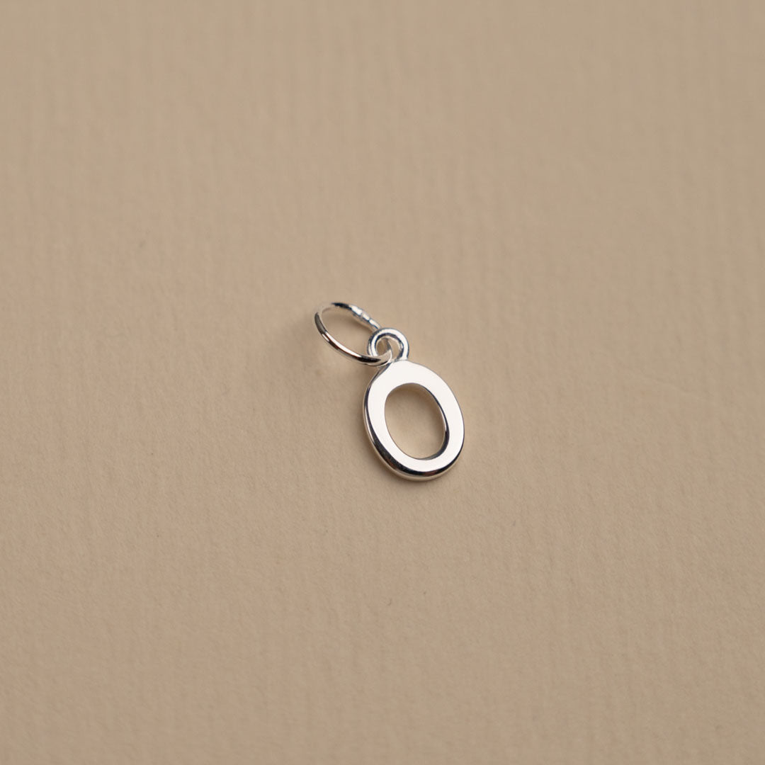 Elegant Nadia Silver Letter Pendant Necklace