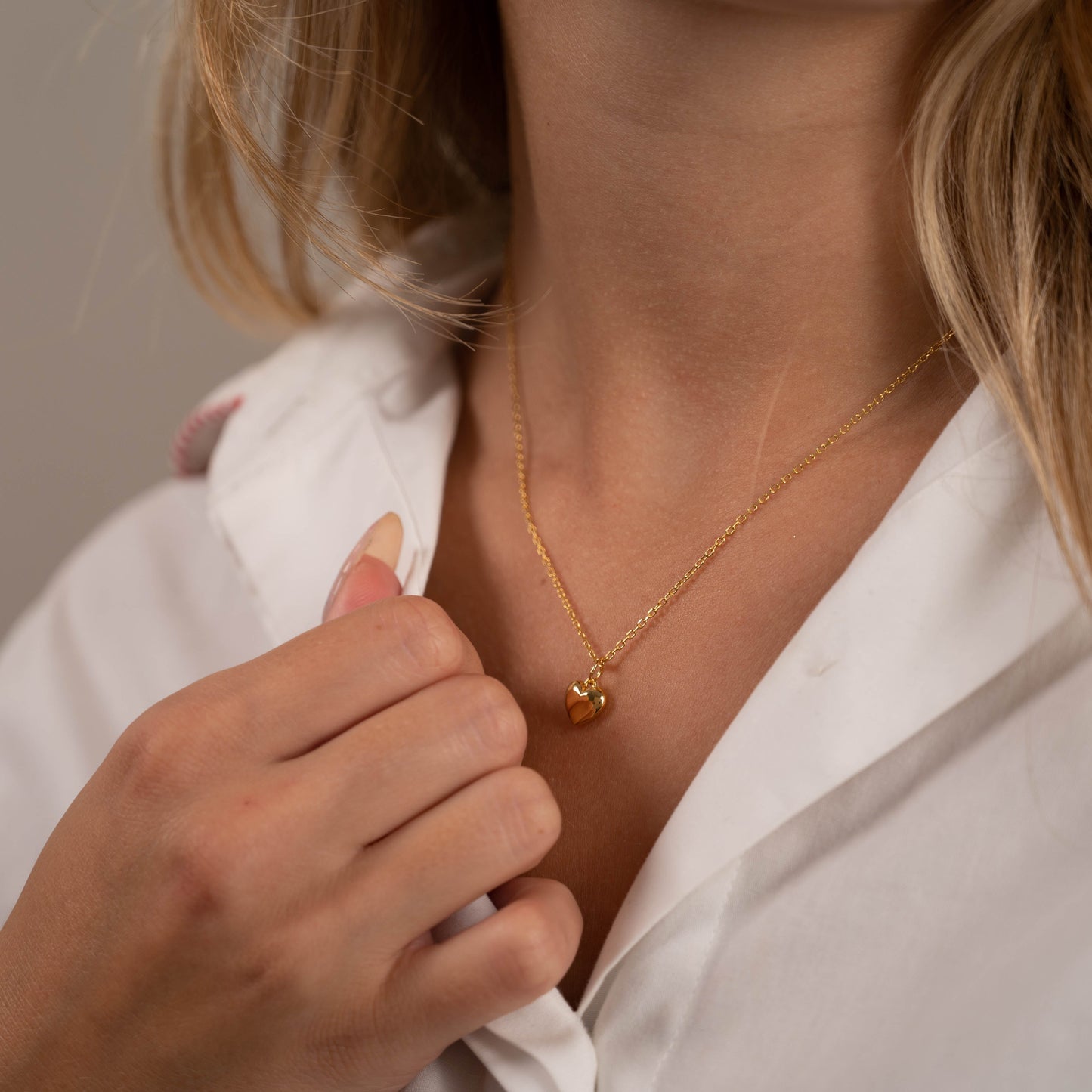 Gold Heart Necklace
