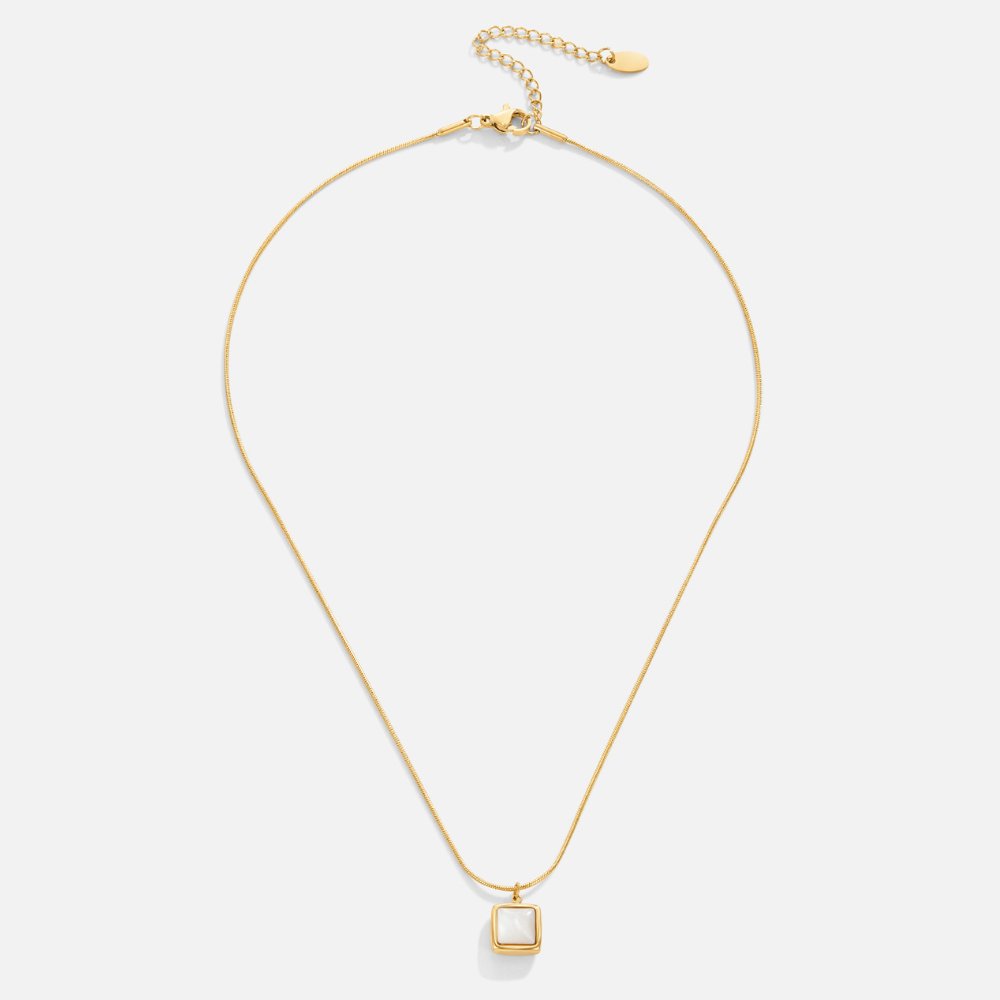 Elegant Riva Moonstone Pendant Necklace