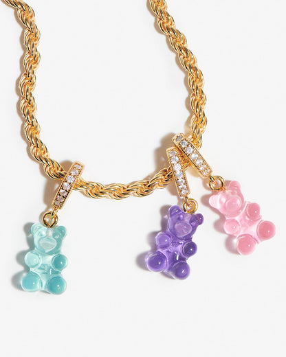 Vintage Nostalgia Bear Pendant Necklace