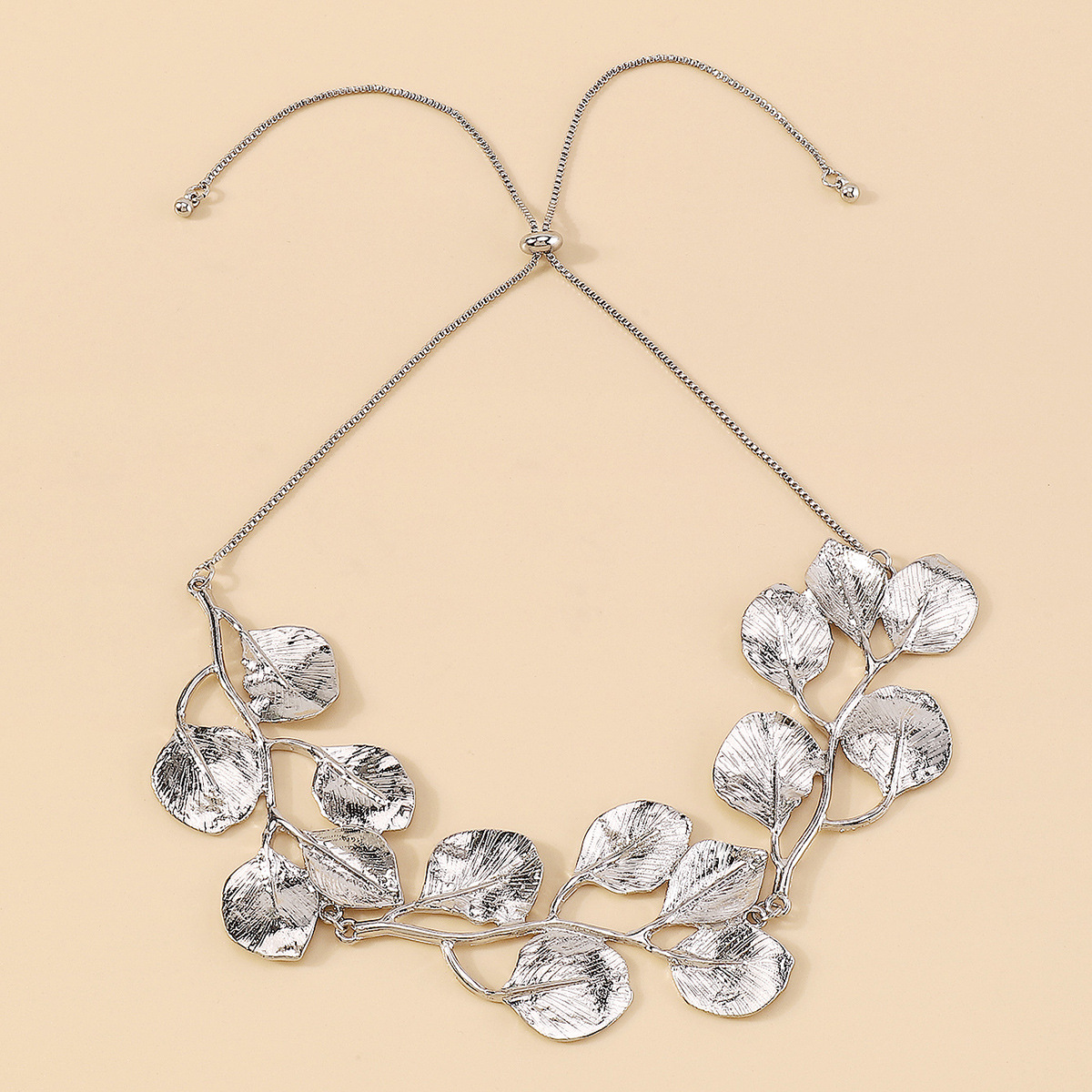 Vintage Fig Leaf Necklace