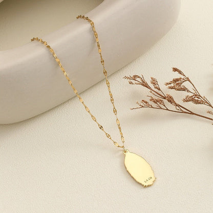 Virgin Mary Symbol Necklace