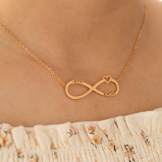 Personalized Infinity Necklace