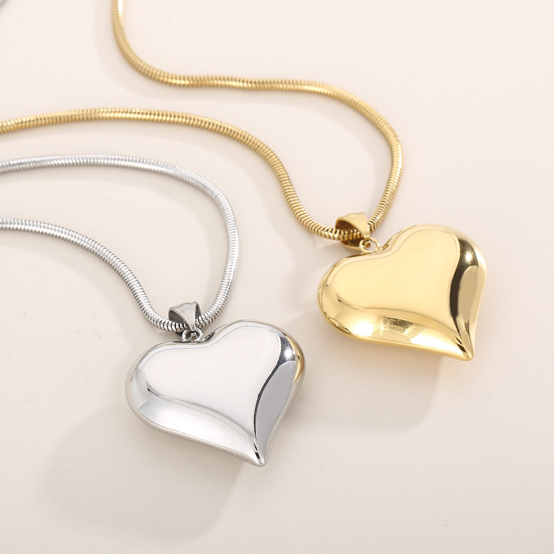 Elegant Large Heart Necklace