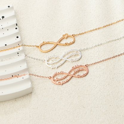 Personalized Infinity Necklace