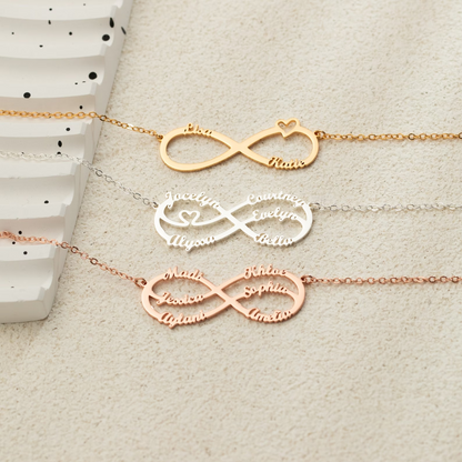 Personalized Infinity Necklace