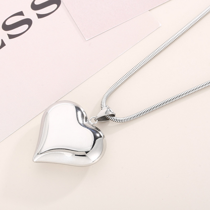 Elegant Large Heart Necklace