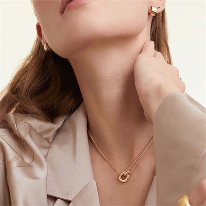 Elegant Sabrina Gold Necklace