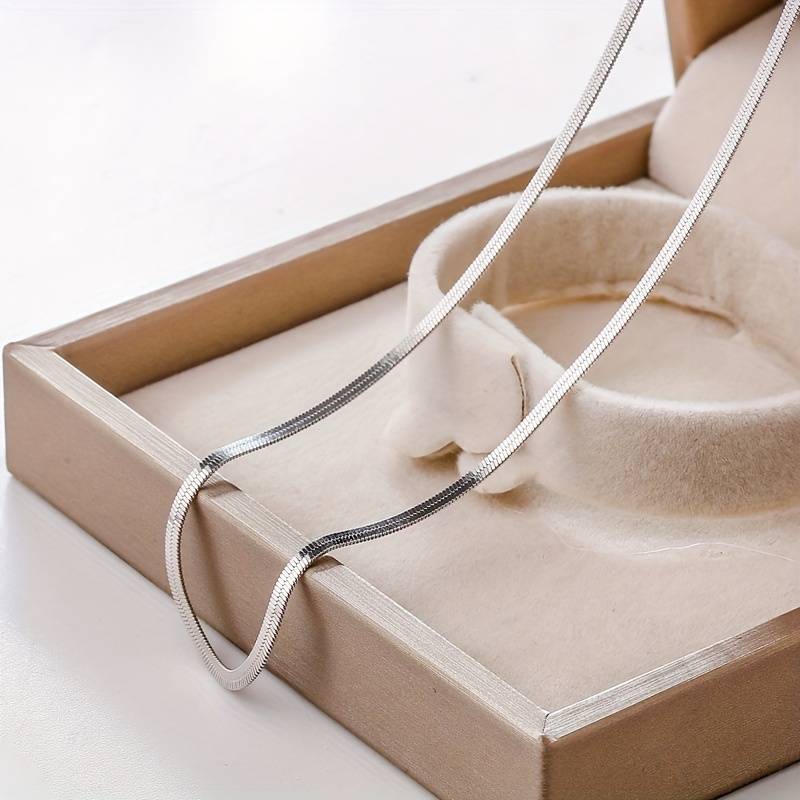 Herringbone Snake Chain Necklace