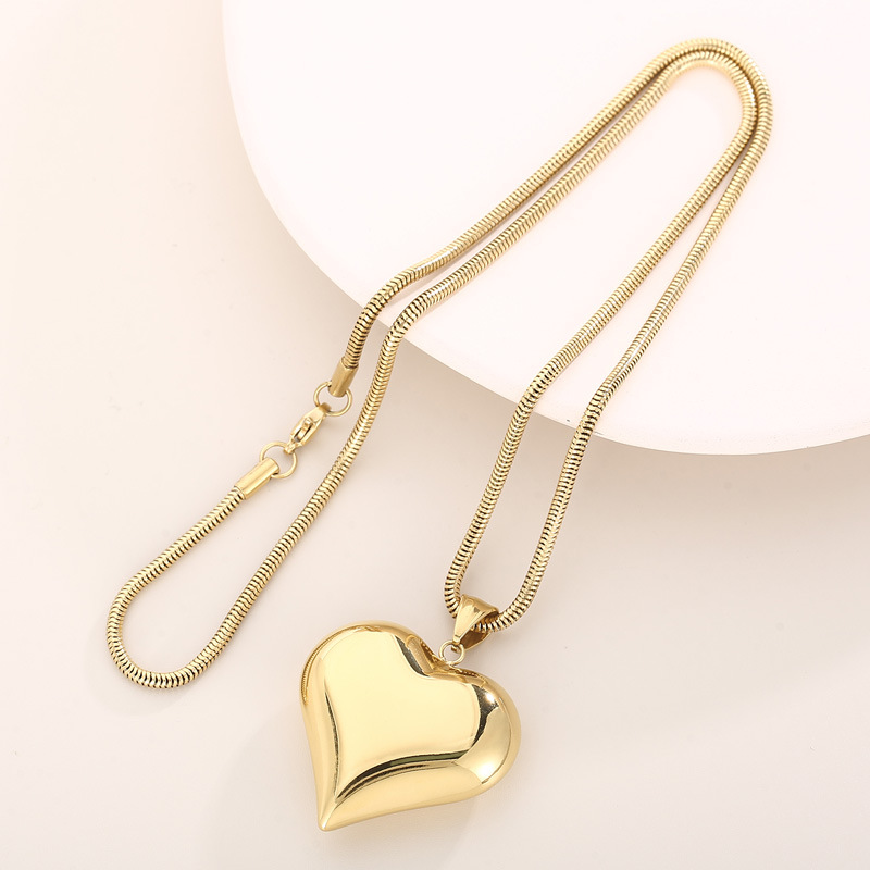 Elegant Large Heart Necklace