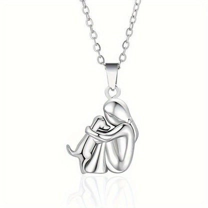 I Love My Dog Pendant Necklace